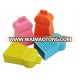 silicone candy color scrub-boards, silicone washboard, silicone cleaning brush