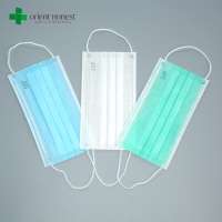 latex free sterile single use surgical nonwoven face-masks with ear loop type